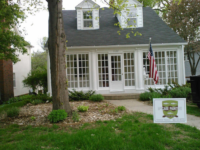 McCABE PAINTING Residential Exterior White Paint Job